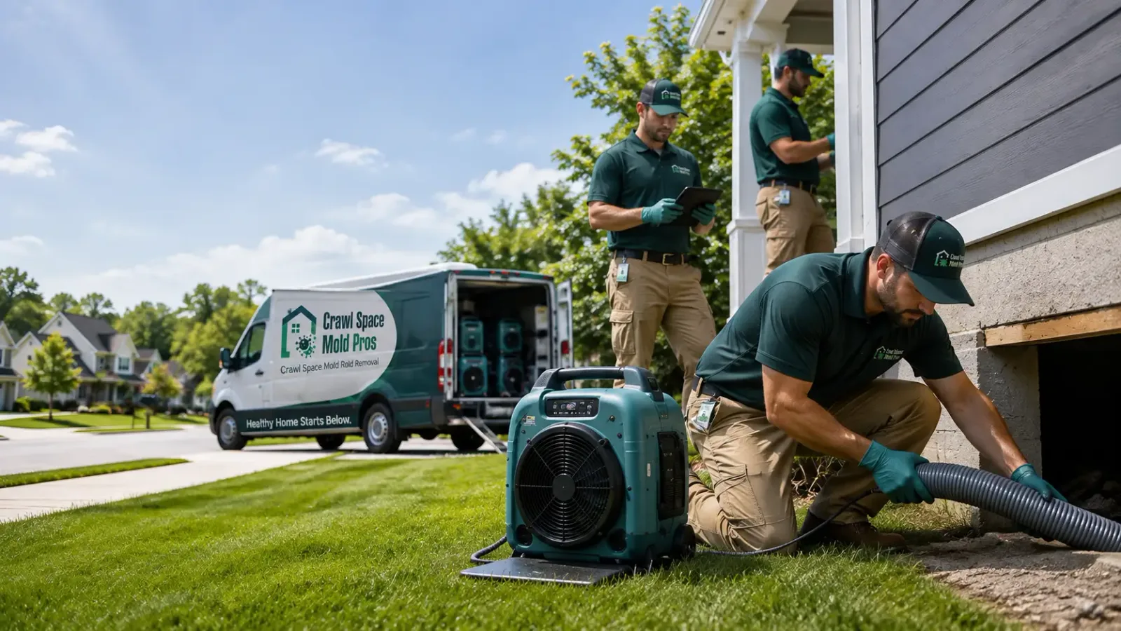 Crawl Space Mold Removal in Stoughton, WI